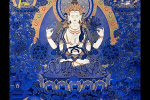 蓝唐四臂观音
